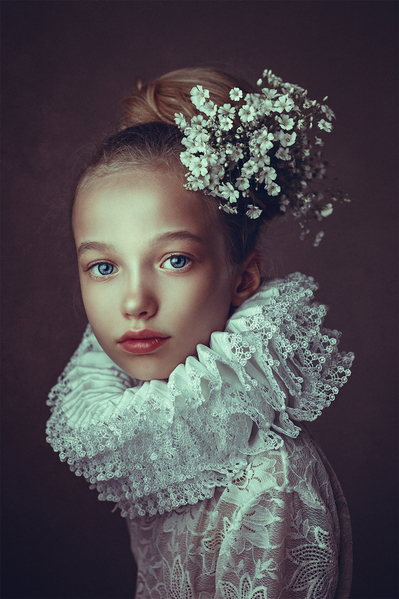 Photograph Pia Maria Rautio Girl In White on One Eyeland
